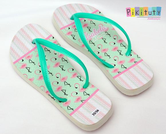 Chinelo - Flamingos