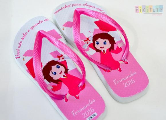 Chinelo Formatura meninas