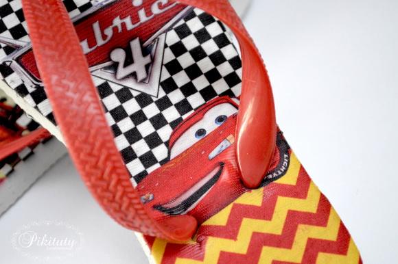 Chinelo Personalizado - Carros Disney