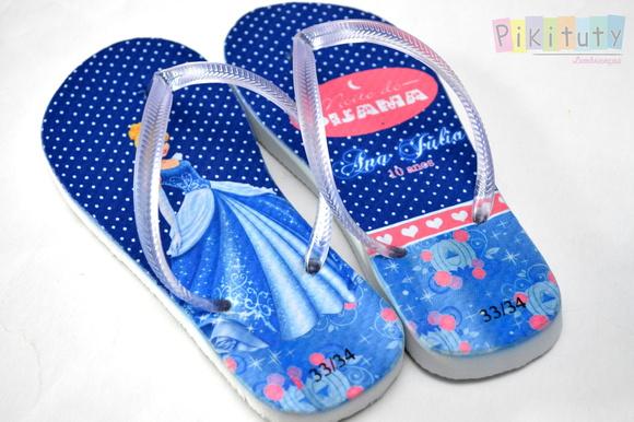Chinelo Personalizado - Cinderela
