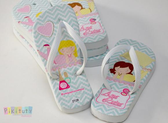Chinelo Personalizado - Festa do Pijama