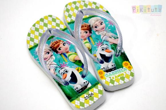 Chinelo Personalizado - Frozen Fever