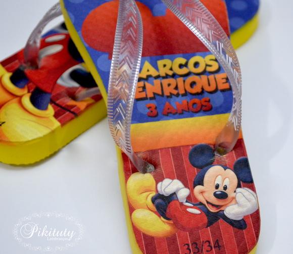 Chinelo Personalizado - Mickey