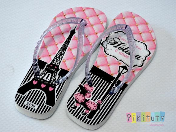 Chinelo Personalizado - Paris