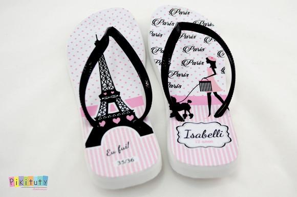 Chinelo Personalizado - Paris