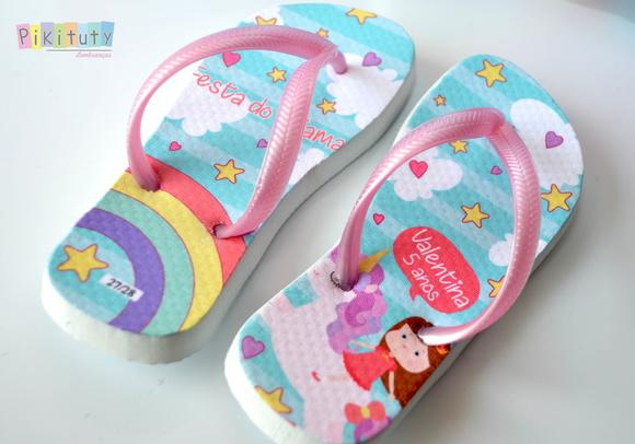 Chinelo Personalizado - Unicornio
