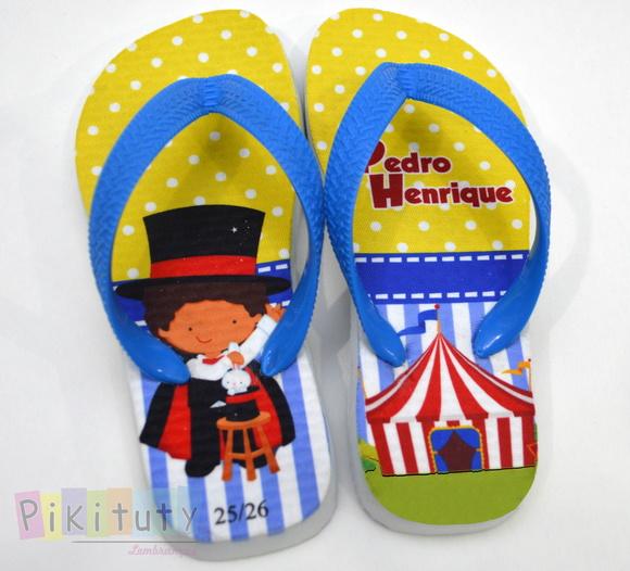 Chinelo Personalizado Circo
