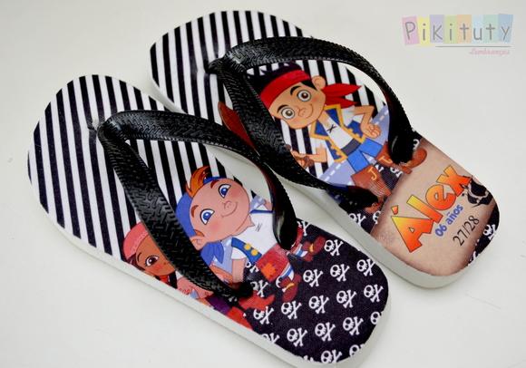 Chinelo Personalizado Jake e os piratas