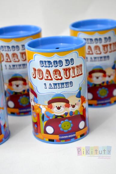 Cofrinho Circo Palhaços