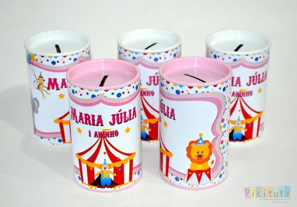 Cofrinho Circo Menina