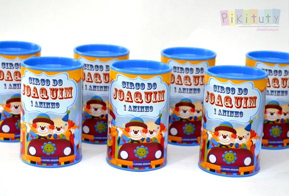 Cofrinho Circo Palhaços