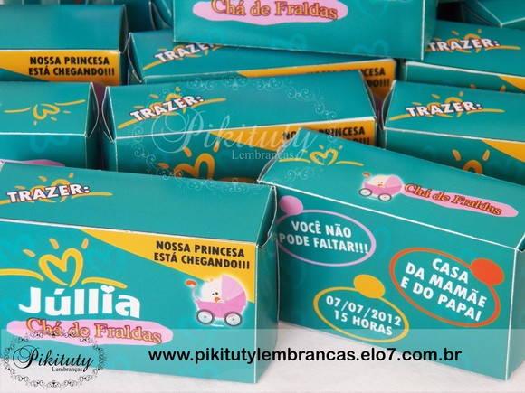 Convite Chá de Fraldas Pampers