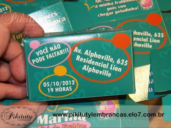 Convite Chá De Fraldas Pampers
