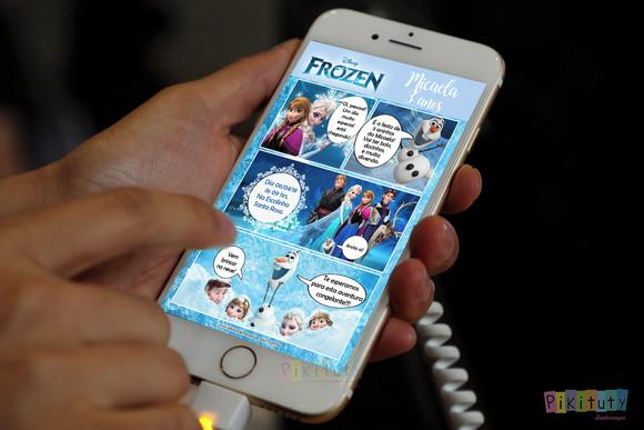 Convite Digital - Frozen Inverno