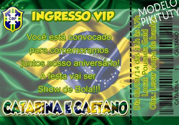 Convite Digital - Ingresso