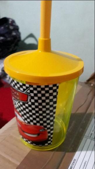 Copo c/ canudo - Carros Disney
