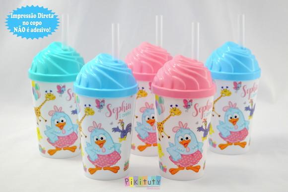 Copo Chantilly 350ml - Galinha Pintadinha