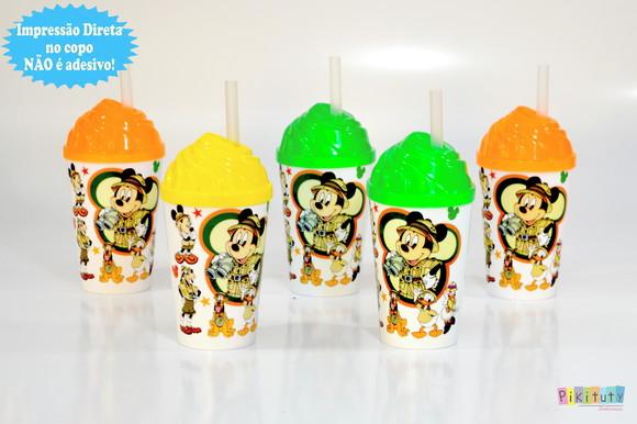 Copo Chantilly 350ml - Mickey Safari