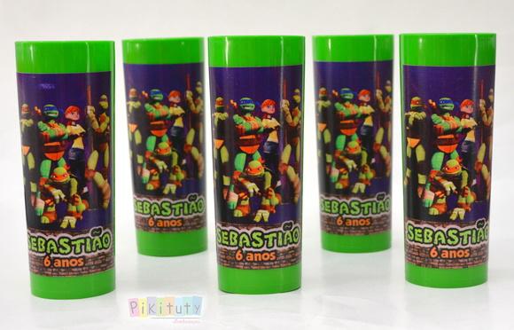 Copo Long Drink - Tartarugas Ninjas