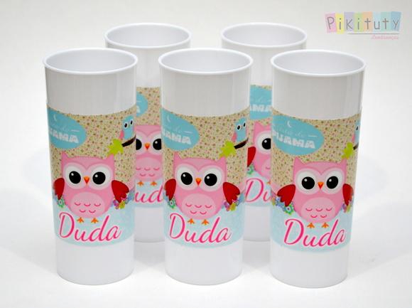 Copo Long Drink Coruja