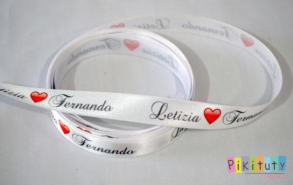 Fita em cetim - Casamento