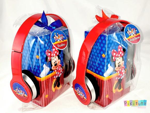 Fone de Ouvido Dobrável Minnie, Mickey e sua turma