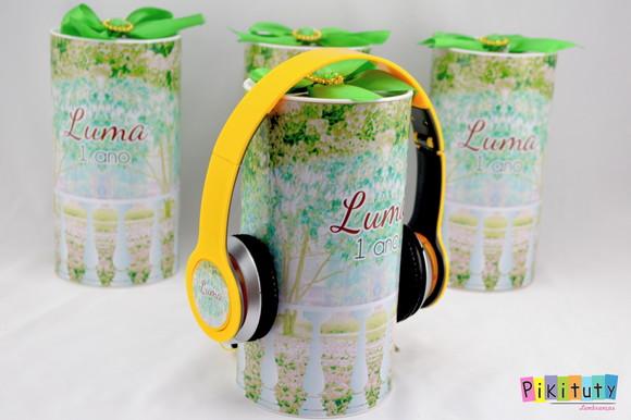 Fone de Ouvido Na Lata - Jardim para meninos