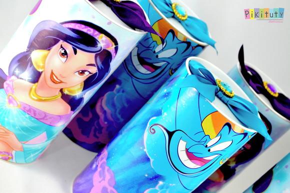 Fone de Ouvido Na Lata - Jasmine e Aladdin