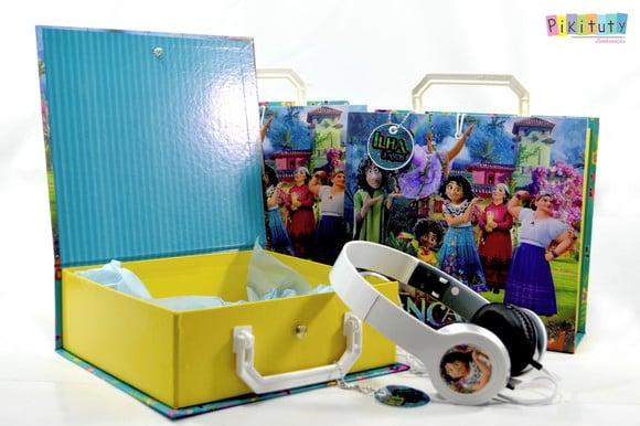Fones de Ouvido na Maleta em Cartonagem - Encanto Disney