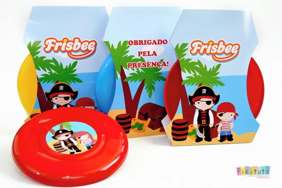 Frisbee c/ Embalagem - Piratas