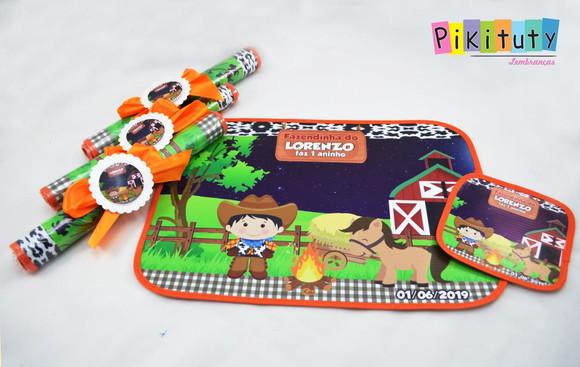 Jogo Americano - Fazendinha Junina / Festa junina