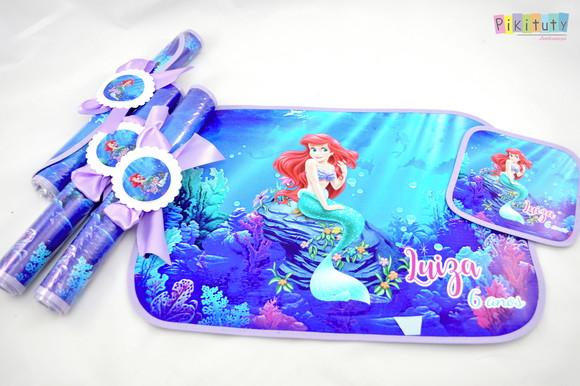 Jogo Americano Ariel A pequena sereia