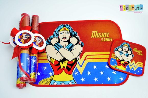 Jogo Americano Mulher Maravilha