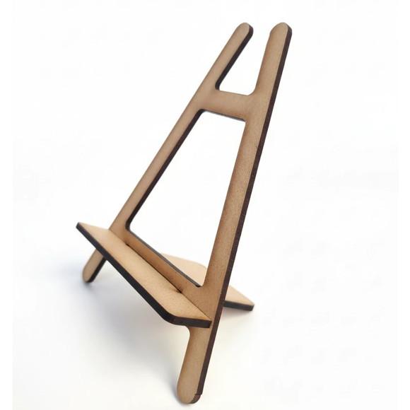 Kit 10 Cavalete de Mesa Suporte Pintura 10x15 mdf