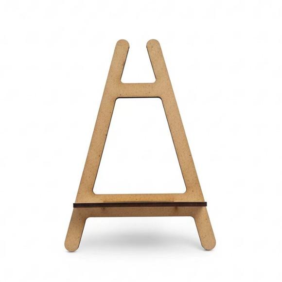 Kit 10 Cavalete de Mesa Suporte Pintura 10x15 mdf