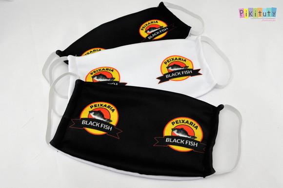 Kit 3 máscaras cirúrgicas em tecido Adul/Infantil Sua Logo
