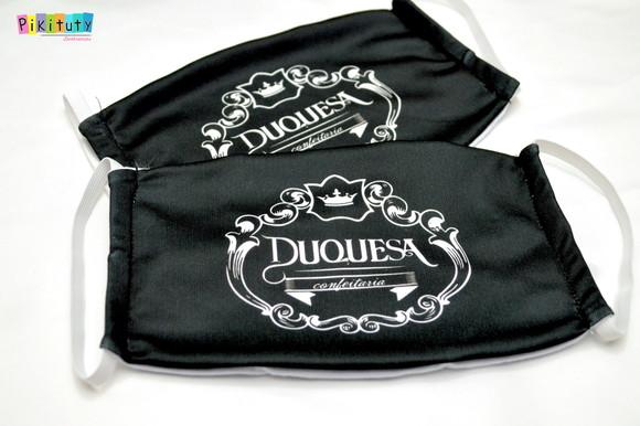 Kit 3 máscaras cirúrgicas em tecido Adul/Infantil Sua Logo