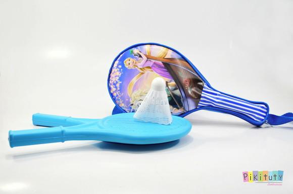 Kit Bolsa + Raquete - Enrolados Rapunzel