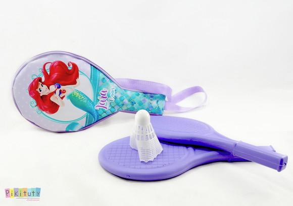 Kit Bolsa + Raquete Ariel a Pequena Sereia