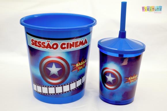 Kit Cineminha - Capitão América