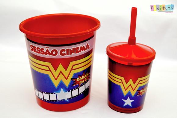 Kit Cineminha - Mulher Maravilha