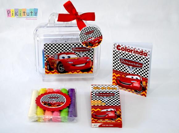 Kit Colorir + Massinha - Carros Disney
