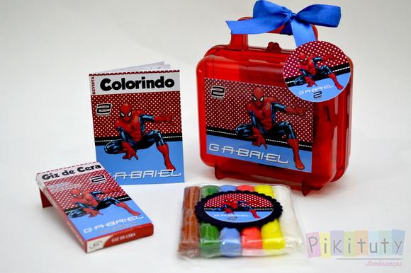 Kit Colorir + Massinha - Homem Aranha