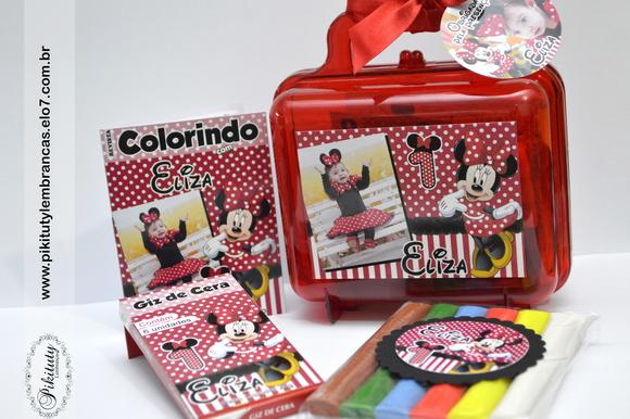 Kit Colorir + Massinha - Minnie
