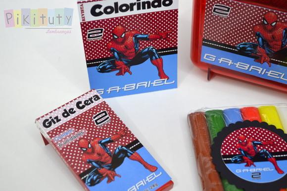 Kit Colorir + Massinha - Homem Aranha