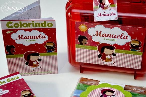 Kit Colorir + Massinha Chapeuzinho
