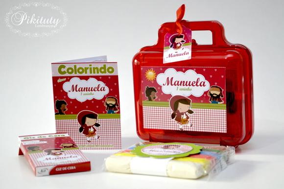 Kit Colorir + Massinha Chapeuzinho