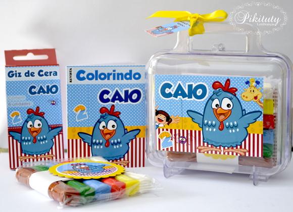 Kit Colorir + Massinha Galinha Pintadinh