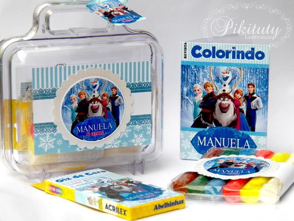 Kit Colorir + Massinha Maletinha Frozen