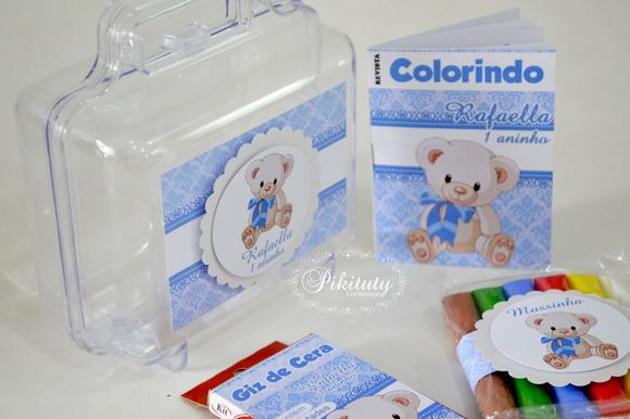 Kit Colorir + Massinha na maletinha